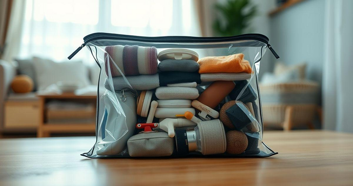 Saco Zip Grande: Praticidade e Organização