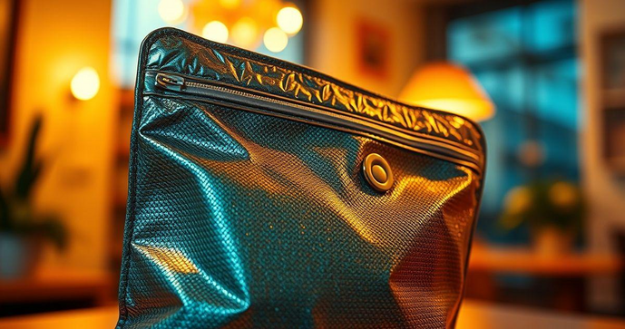 Saco Zip Metalizado: Versatilidade e Estilo