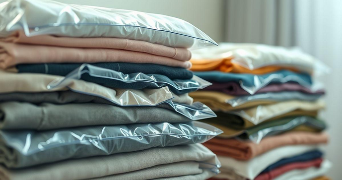 Saco zip lock para roupas: proteção e organização eficientes