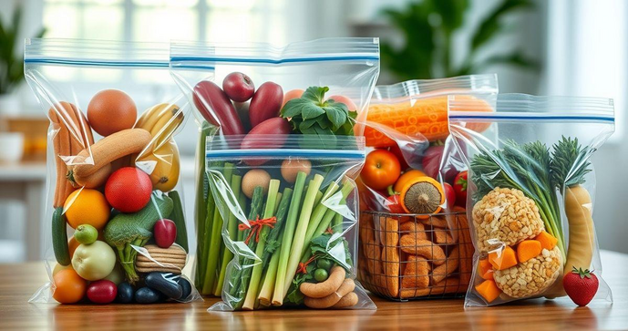 Zip lock tamanhos ideais para cada necessidade de armazenamento