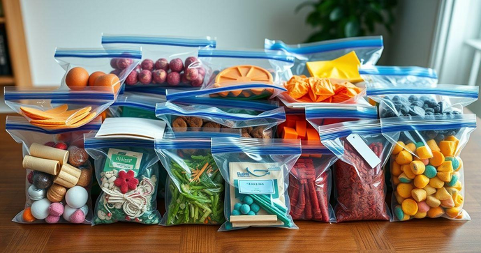 Como Escolher e Usar Sacos Tipo Zip Lock para Organizar e Armazenar