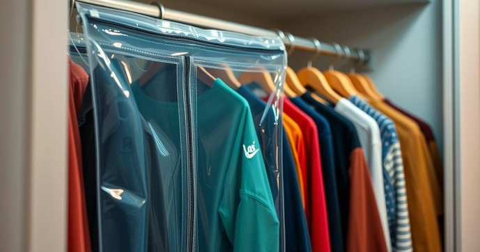 Saco plástico zip para roupas é a solução ideal para organização e proteção de suas peças